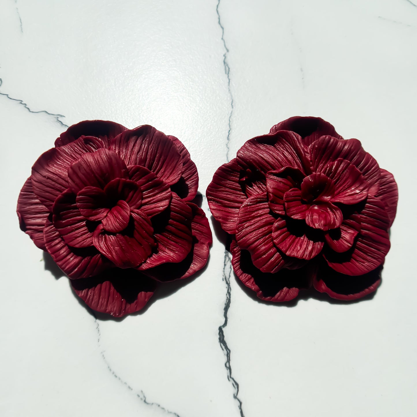 Ladybird Oversized Floral Studs