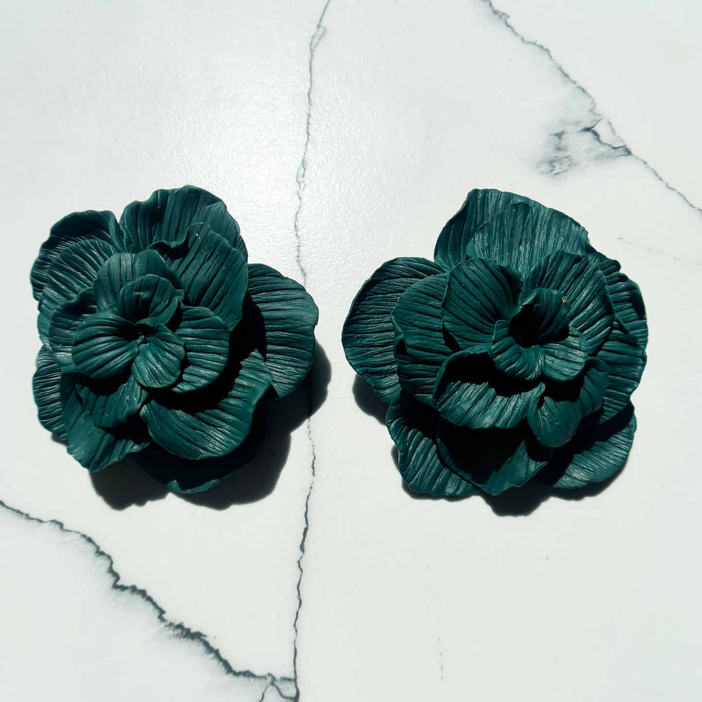 Ladybird Oversized Floral Studs