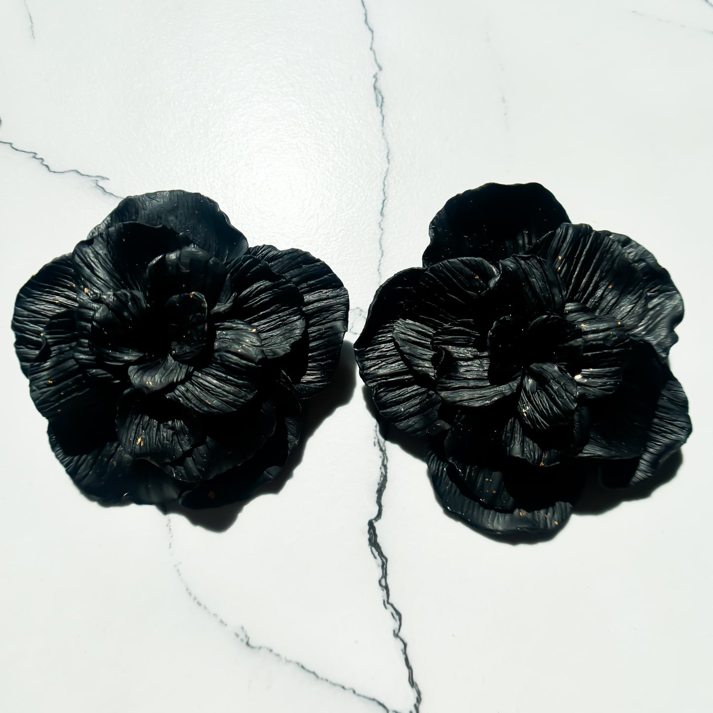 Ladybird Oversized Floral Studs
