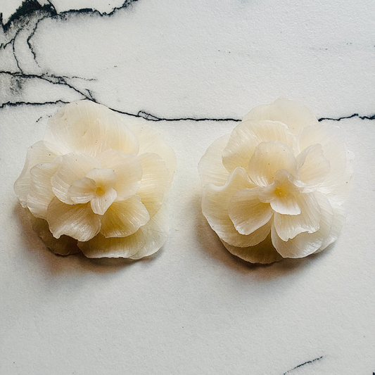 Ladybird Oversized Floral Studs *Made to Order*